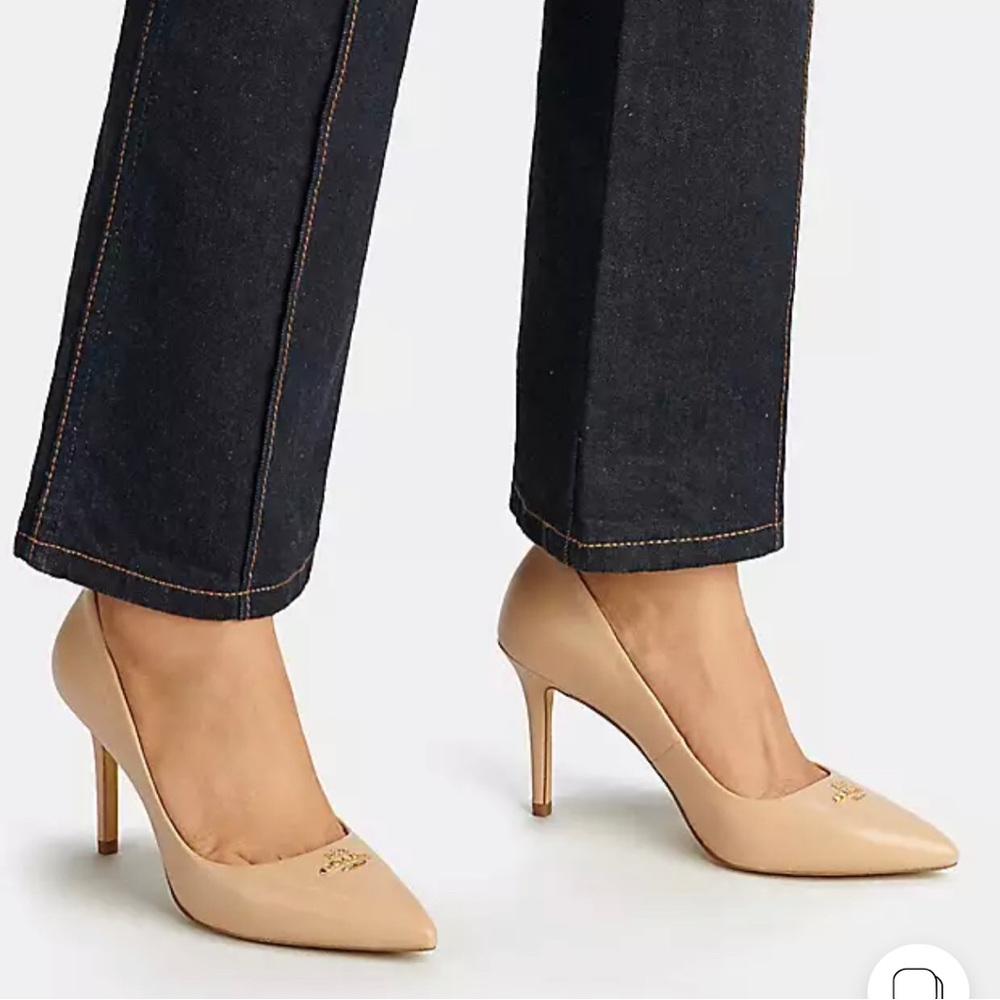 Coach Alyce Leather Pump Size 9